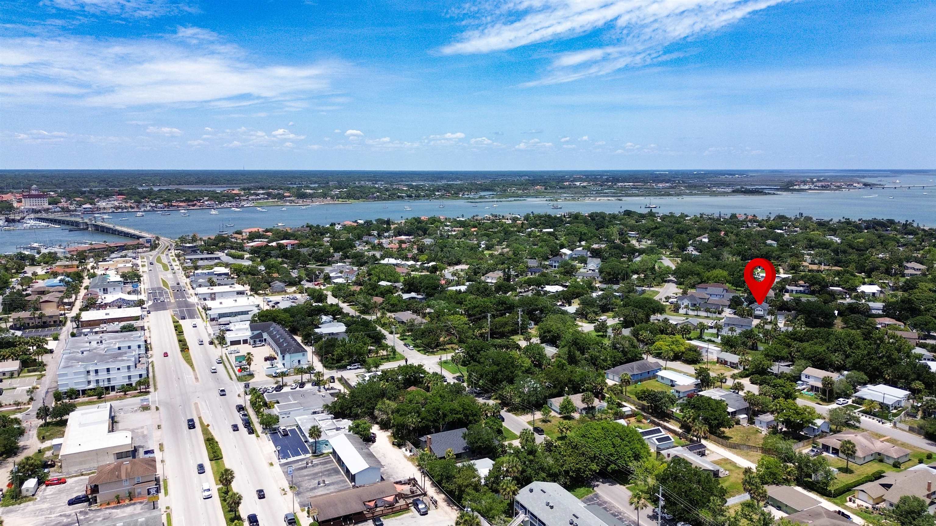 304 Ribault Street St. Augustine, FL 32080 - Photo 62 of 69 an aerial view of a city