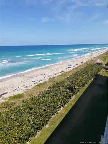 a view of an ocean beach