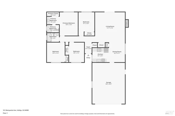 $530,000 | 151 Marquette Avenue, Vallejo, CA 94589