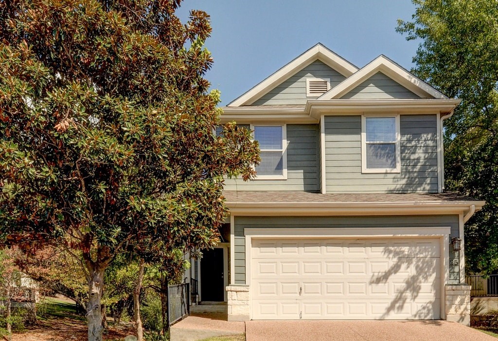 411 West St Elmo Road, Unit 25 Austin, TX 78745 - Photo 1 of 1 This stunning home features a two car garage, beautiful shaded property with mature trees, two balconies, and stunning views!