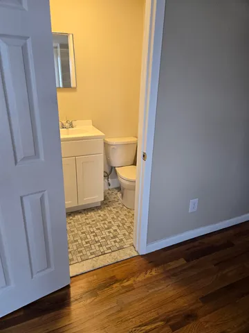 a bathroom with a sink and a toilet