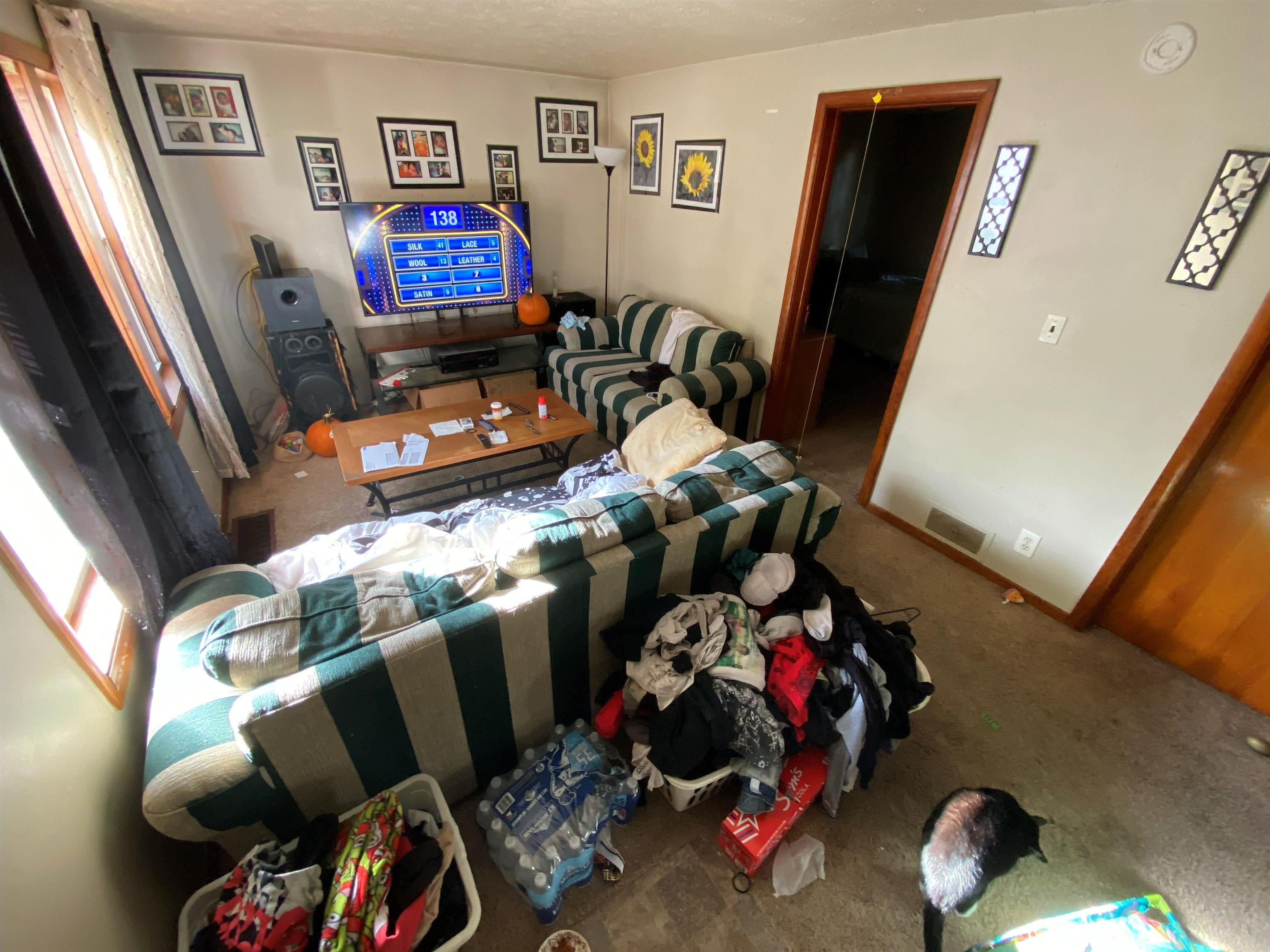611 West Locust Street Belvidere, IL 61008 - Photo 25 of 39 a living room with furniture and a flat screen tv