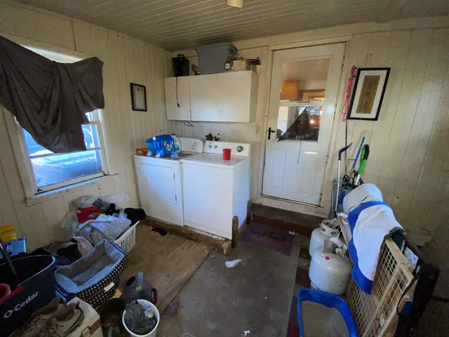 a view of water heater room