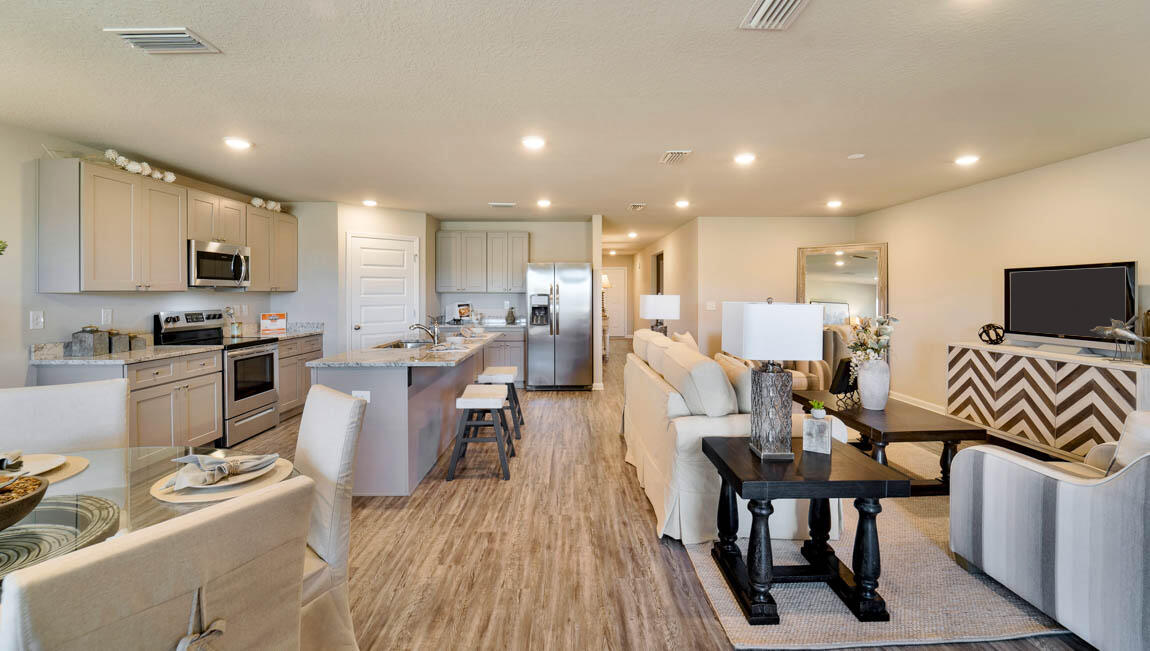 30 Fannin Street Freeport, FL 32439 - Photo 3 of 16 a large kitchen with a table and chairs