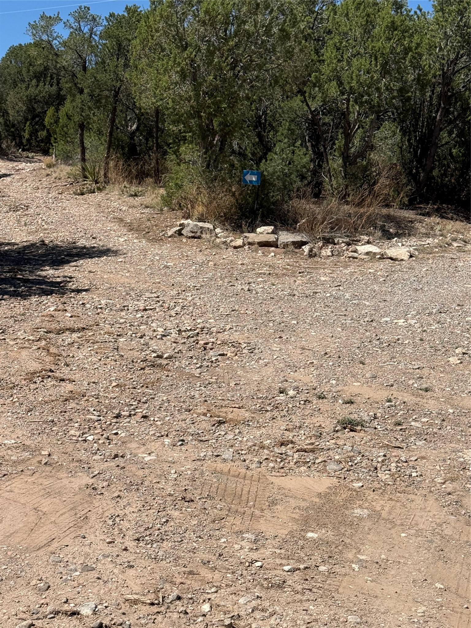 174 Hidden Valley Ranch Road Ilfeld, NM 87538 - Photo 10 of 30 Road continues on Left. Other Driveway on right