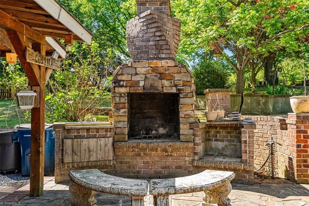 1861 Sandy Ridge Road Colfax, NC 27235 - Photo 10 of 47 outdoor fireplace