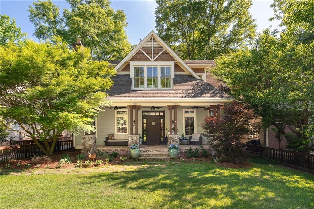 245 Forkner Drive Decatur, GA 30030 - Photo 1 of 31 a view of a house with a yard balcony and sitting area
