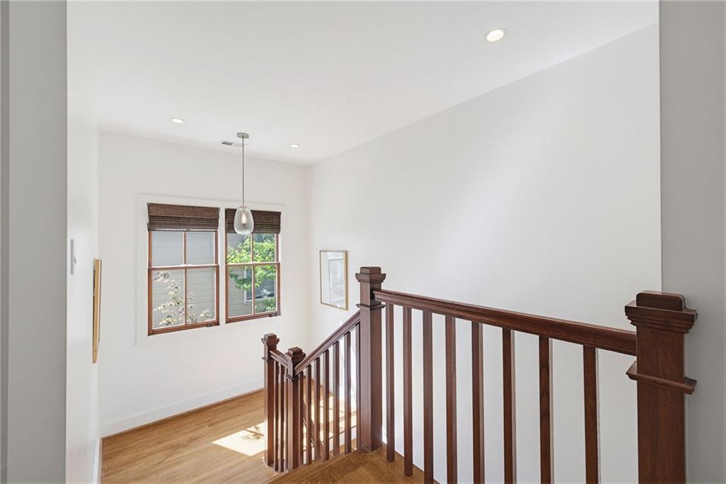 245 Forkner Drive Decatur, GA 30030 - Photo 18 of 31 a view of entryway with wooden floor