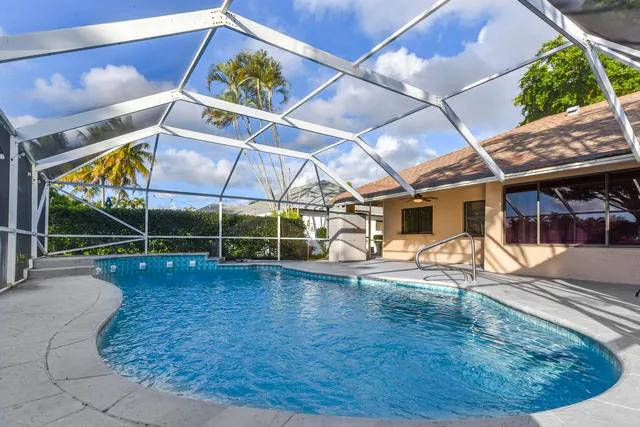 a view of a swimming pool