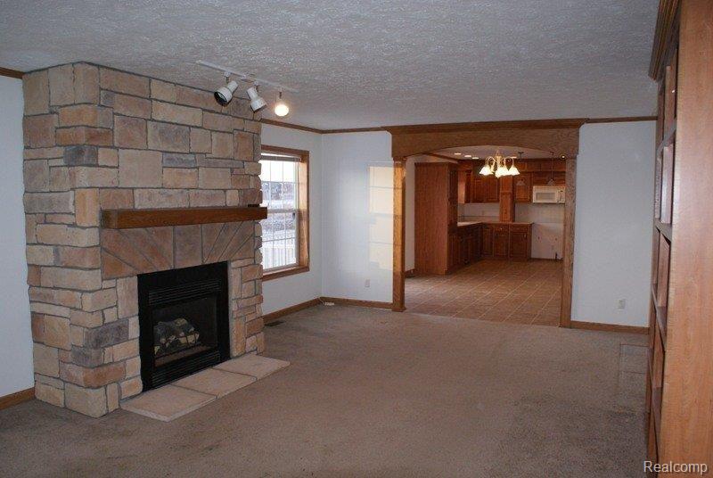3366 Howard Road Marlette, MI 48453 - Photo 3 of 13 Beautiful fireplace