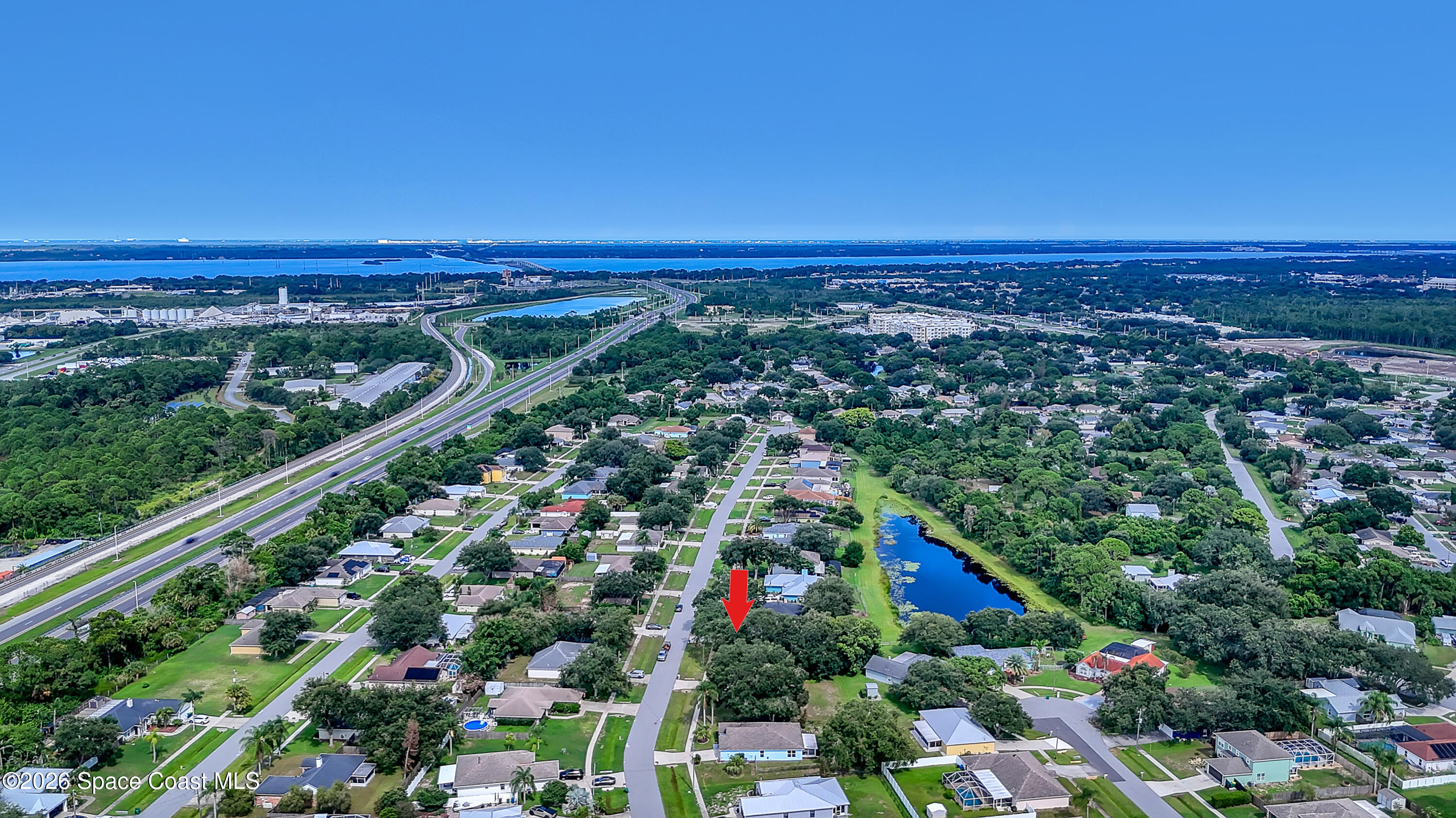 3363 Echo Ridge Place Cocoa, FL 32926 - Photo 38 of 45 aerial view of home and surrounding