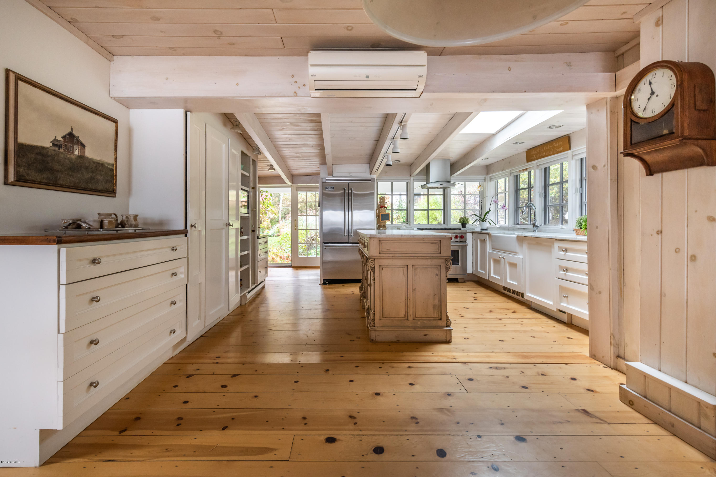42 Lake Rd Extension Richmond, MA 01201 - Photo 12 of 40 a dining hall with stainless steel appliances granite countertop a stove and a view of living room