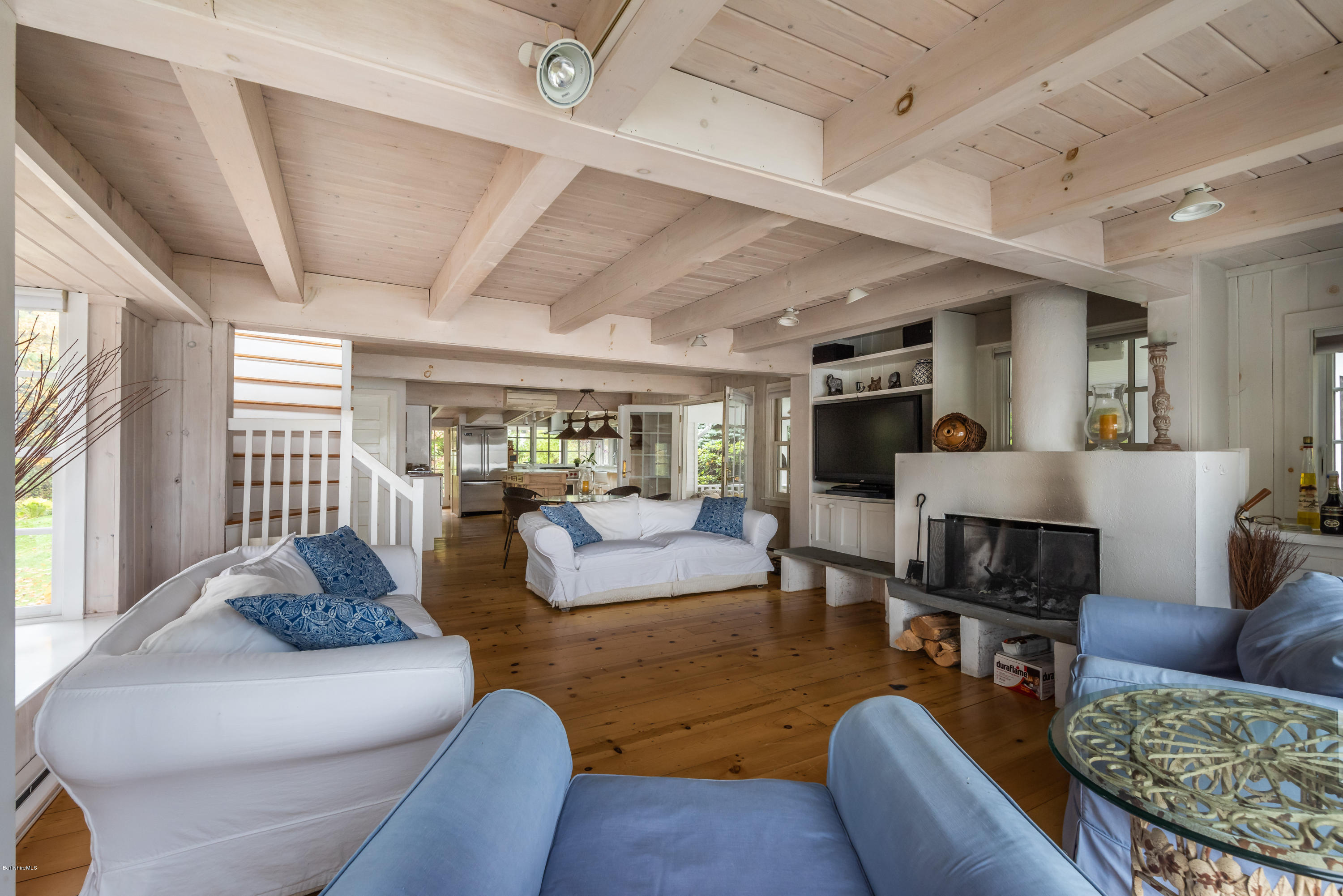 42 Lake Rd Extension Richmond, MA 01201 - Photo 13 of 40 a living room with furniture or couch and a wooden floor