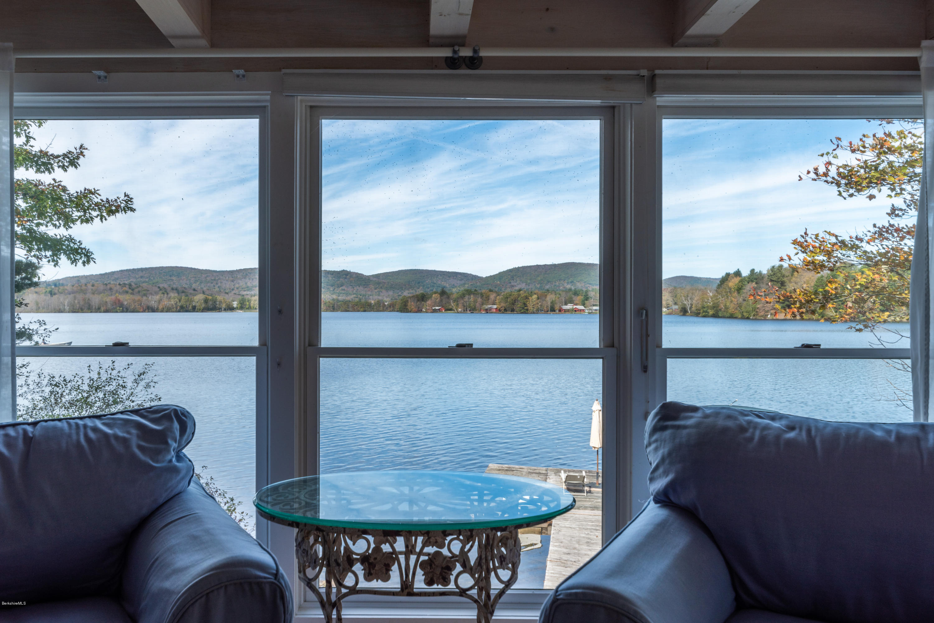 42 Lake Rd Extension Richmond, MA 01201 - Photo 16 of 40 a living room with furniture and a window