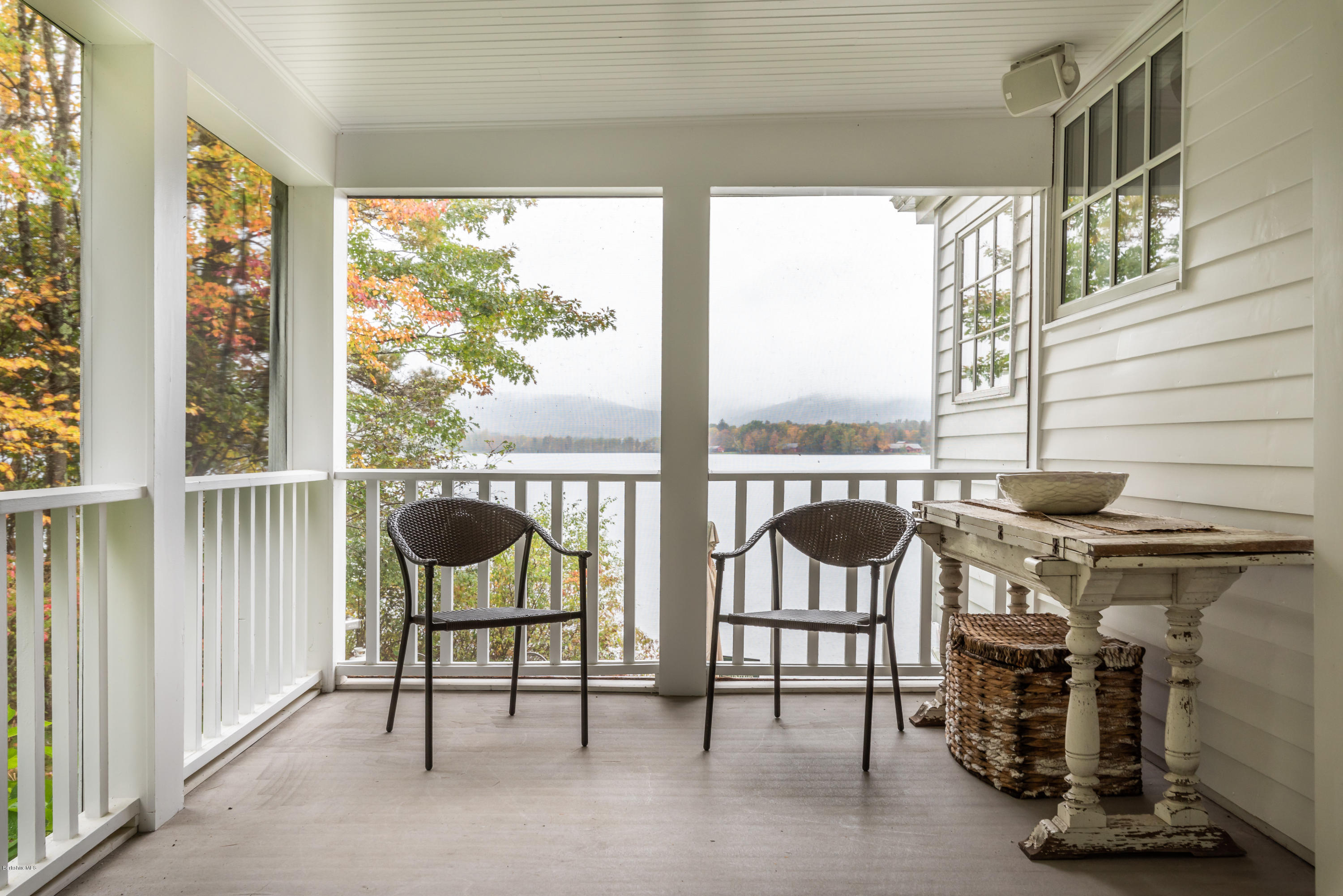 42 Lake Rd Extension Richmond, MA 01201 - Photo 20 of 40 a view of a chairs and table in the balcony