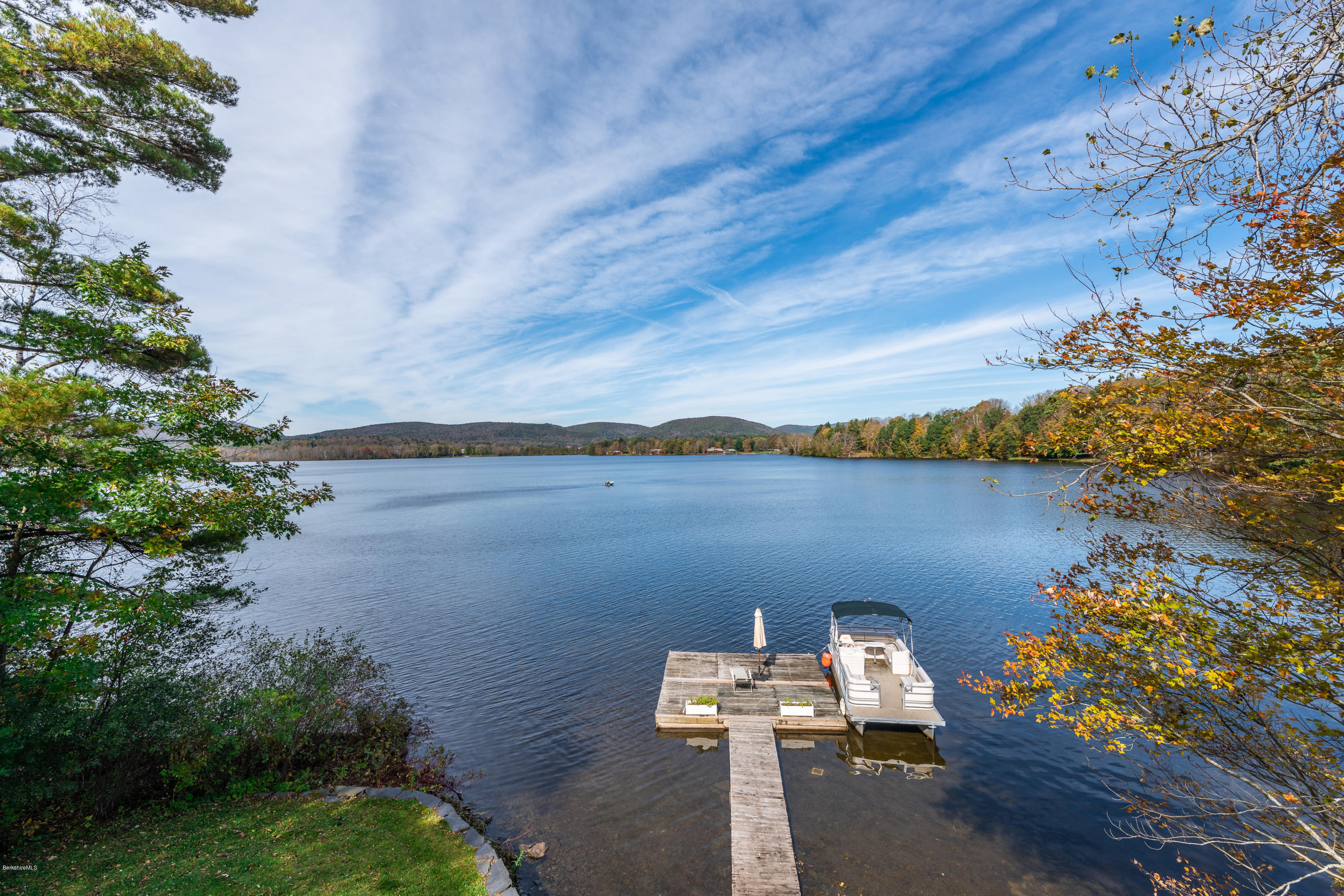 42 Lake Rd Extension Richmond, MA 01201 - Photo 5 of 40 an aerial view of a house with lake view