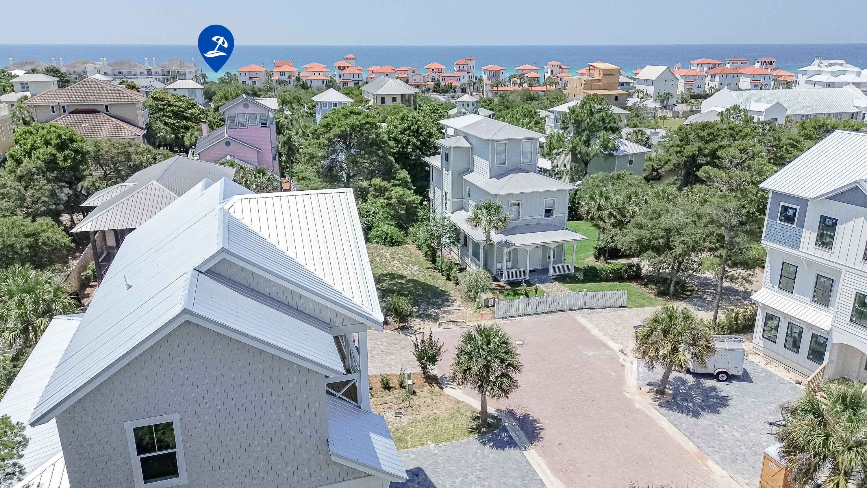 33 Maritime Way Santa Rosa Beach, FL 32459 - Photo 6 of 71 an aerial view of a house with a garden