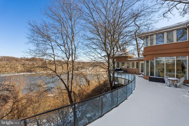 a view of lake with a yard