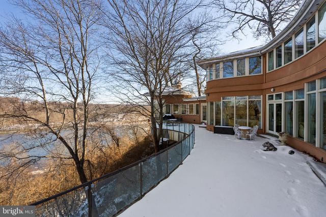 a view of lake and mountain