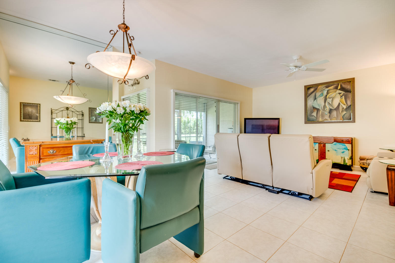 6502 Via Regina Boca Raton, FL 33433 - Photo 13 of 35 Dining/Living Room
