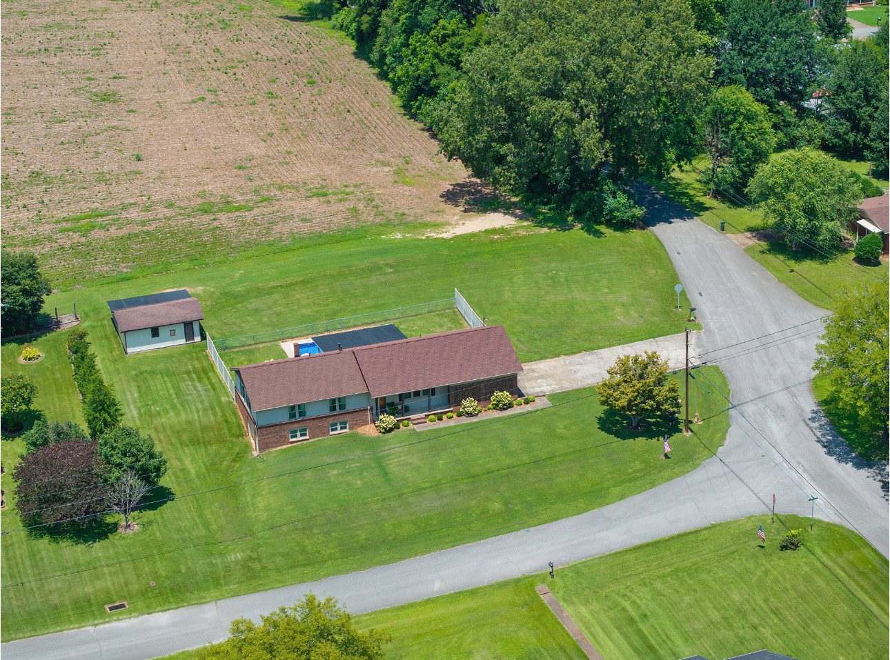 533 Taylor Street Bruceton, TN 38317 - Photo 7 of 22 an aerial view of a house