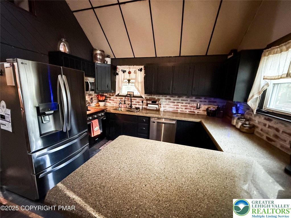 229 Deer Path Kunkletown, PA 18058 - Photo 16 of 29 a kitchen with refrigerator and window