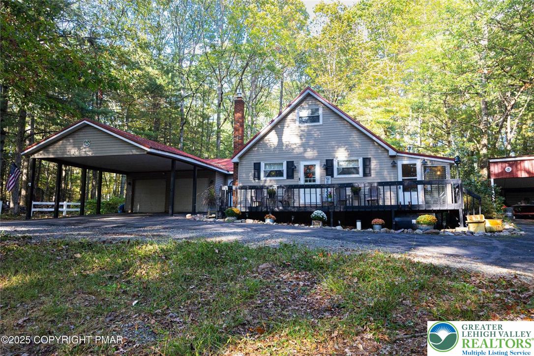 229 Deer Path Kunkletown, PA 18058 - Photo 2 of 29 a front view of a house with garden