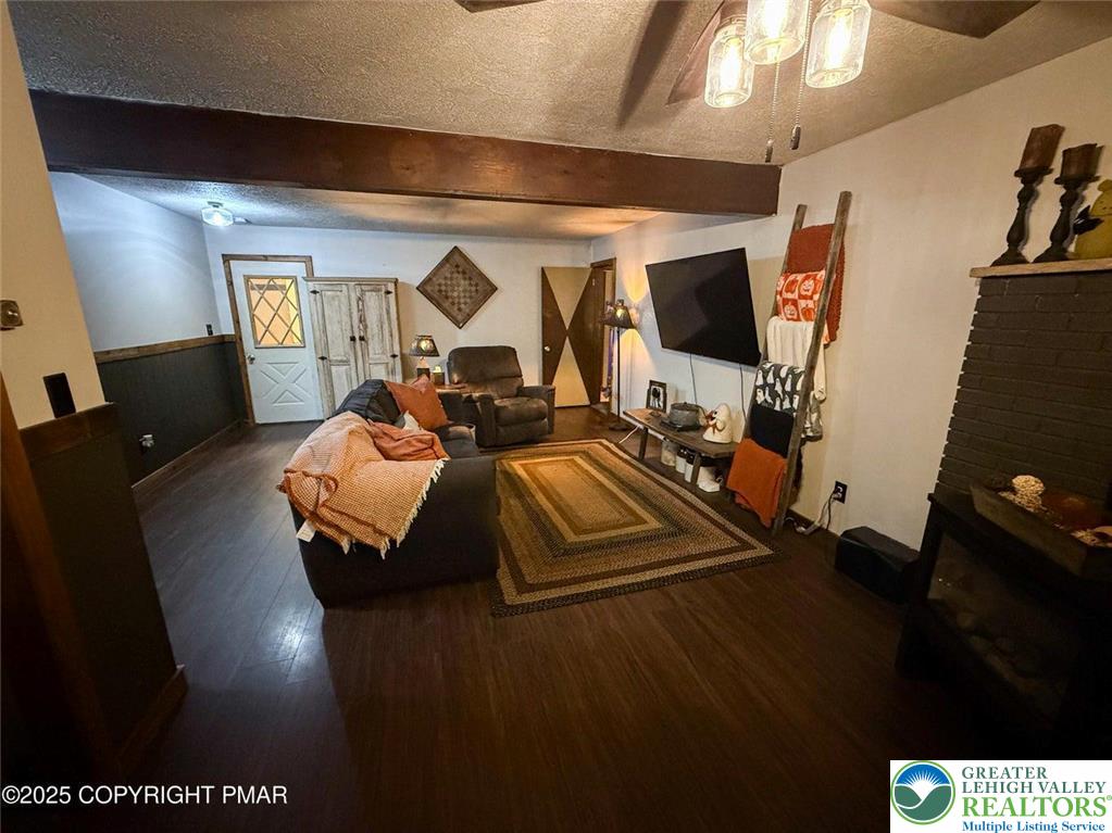 229 Deer Path Kunkletown, PA 18058 - Photo 27 of 29 a living room with furniture and a flat screen tv