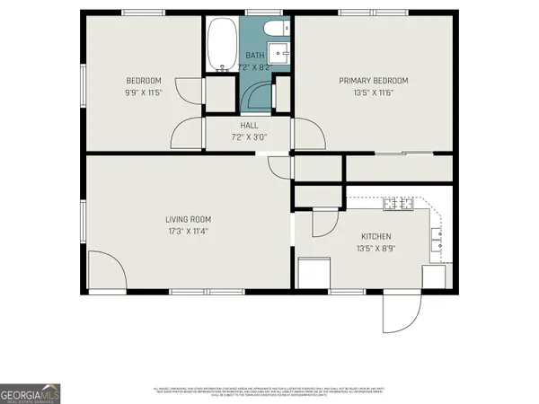 $1,300 | 2874 Cheney Street, Unit 1, East Point, GA 30344