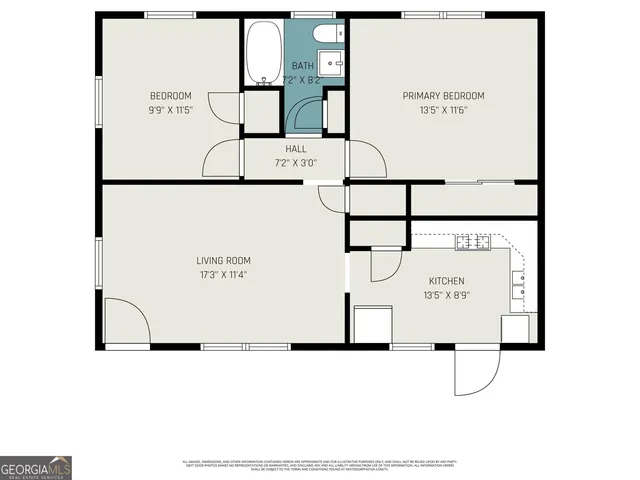 $1,300 | 2874 Cheney Street, Unit 1, East Point, GA 30344