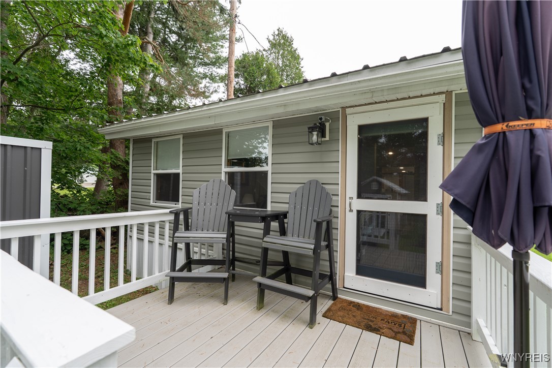 6701 Upper Drive Castile, NY 14427 - Photo 24 of 36 Back Deck