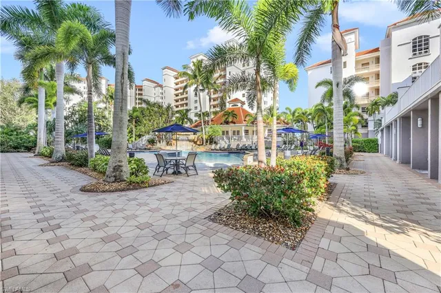 a view of a pathway with a building