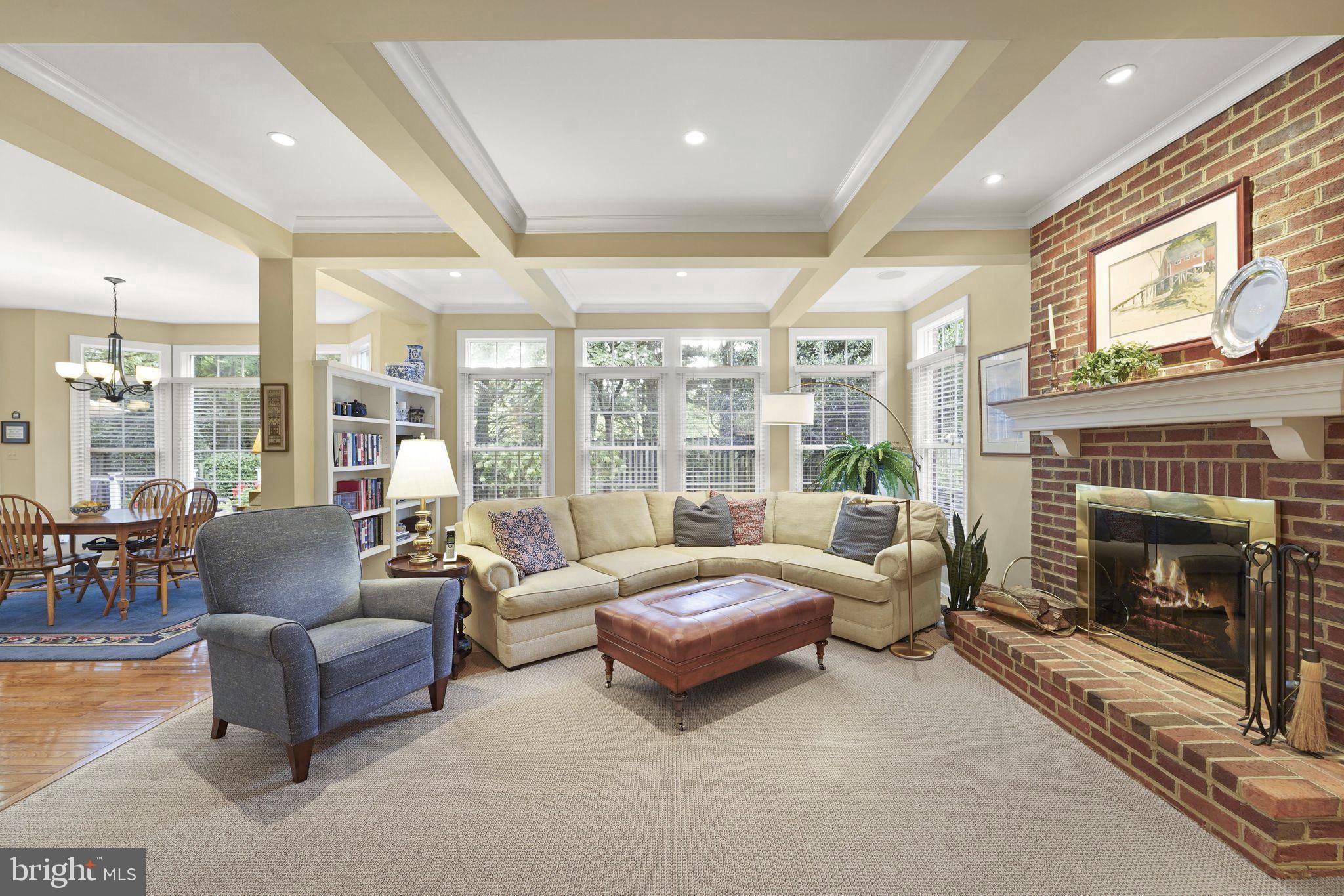 6651 Avignon Boulevard Falls Church, VA 22043 - Photo 12 of 51 a living room with furniture and a fireplace