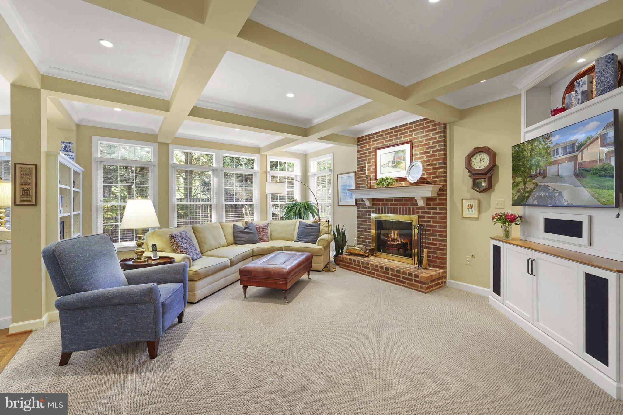 6651 Avignon Boulevard Falls Church, VA 22043 - Photo 14 of 51 a living room with furniture and a fireplace