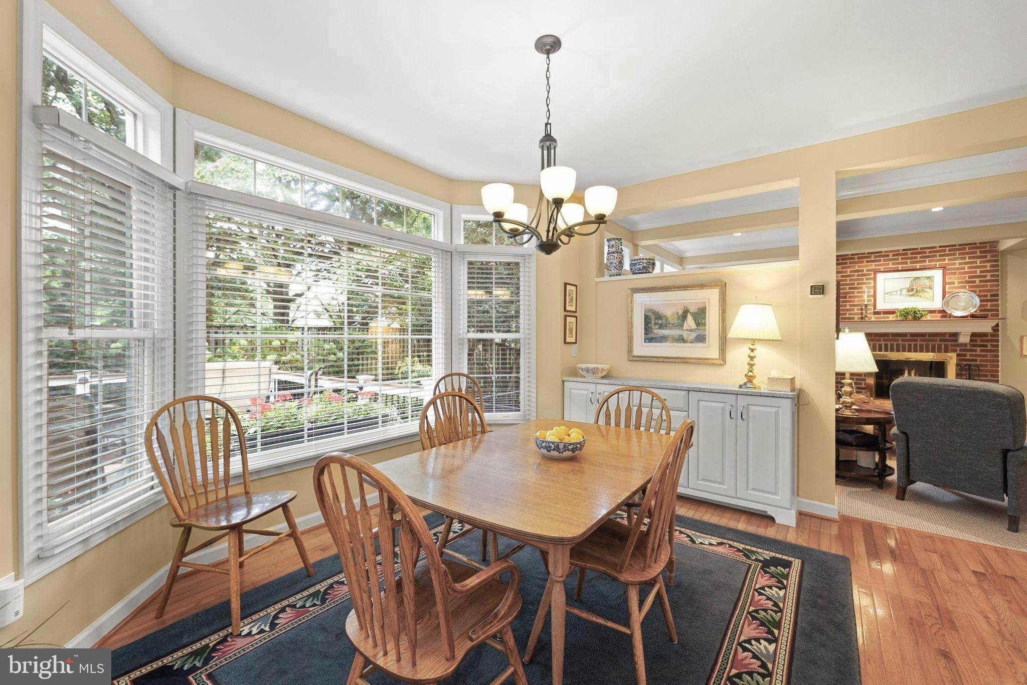 6651 Avignon Boulevard Falls Church, VA 22043 - Photo 15 of 51 a view of a dining room with furniture window and outside view