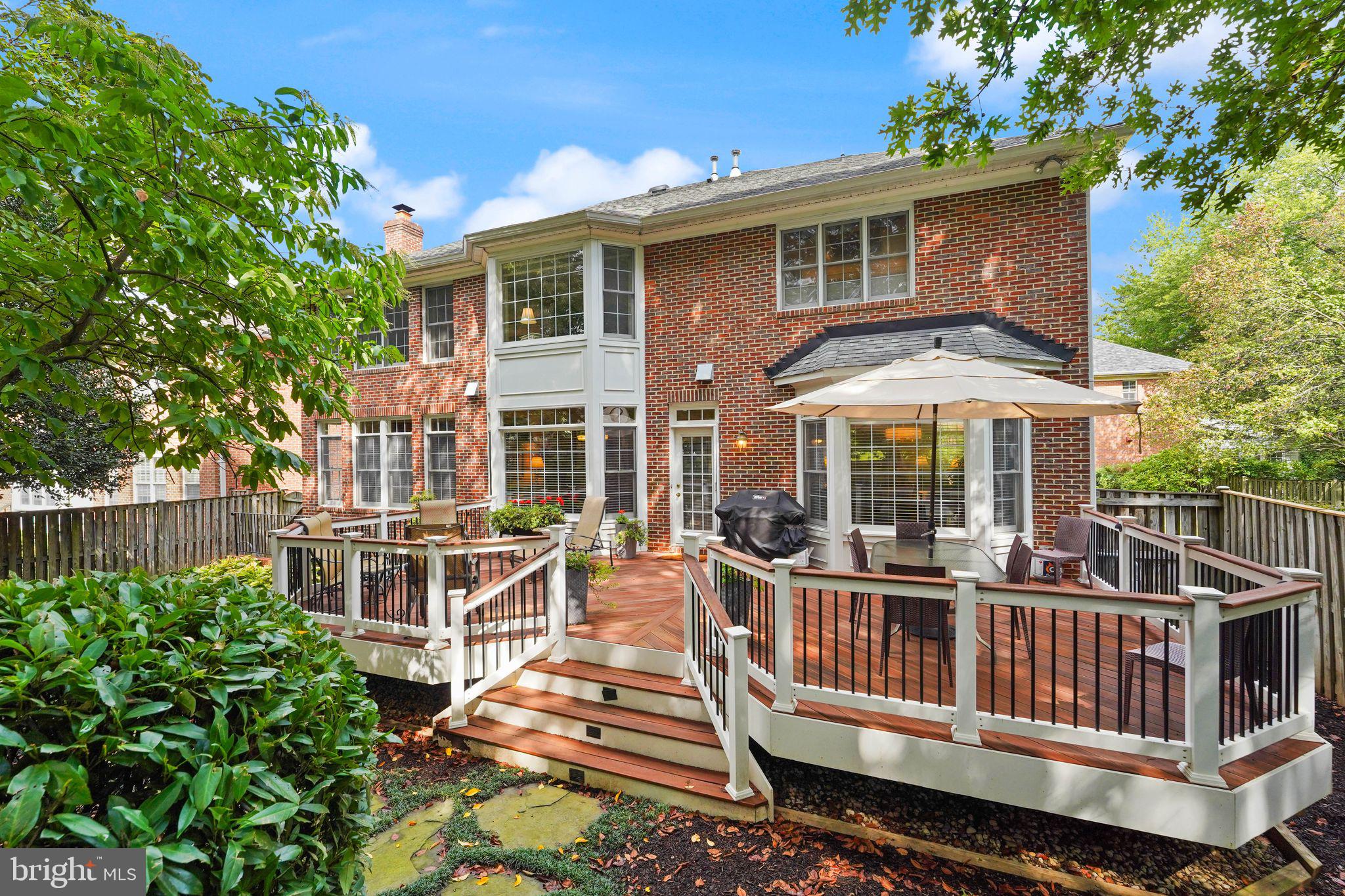 6651 Avignon Boulevard Falls Church, VA 22043 - Photo 46 of 51 a front view of a house with balcony and deck