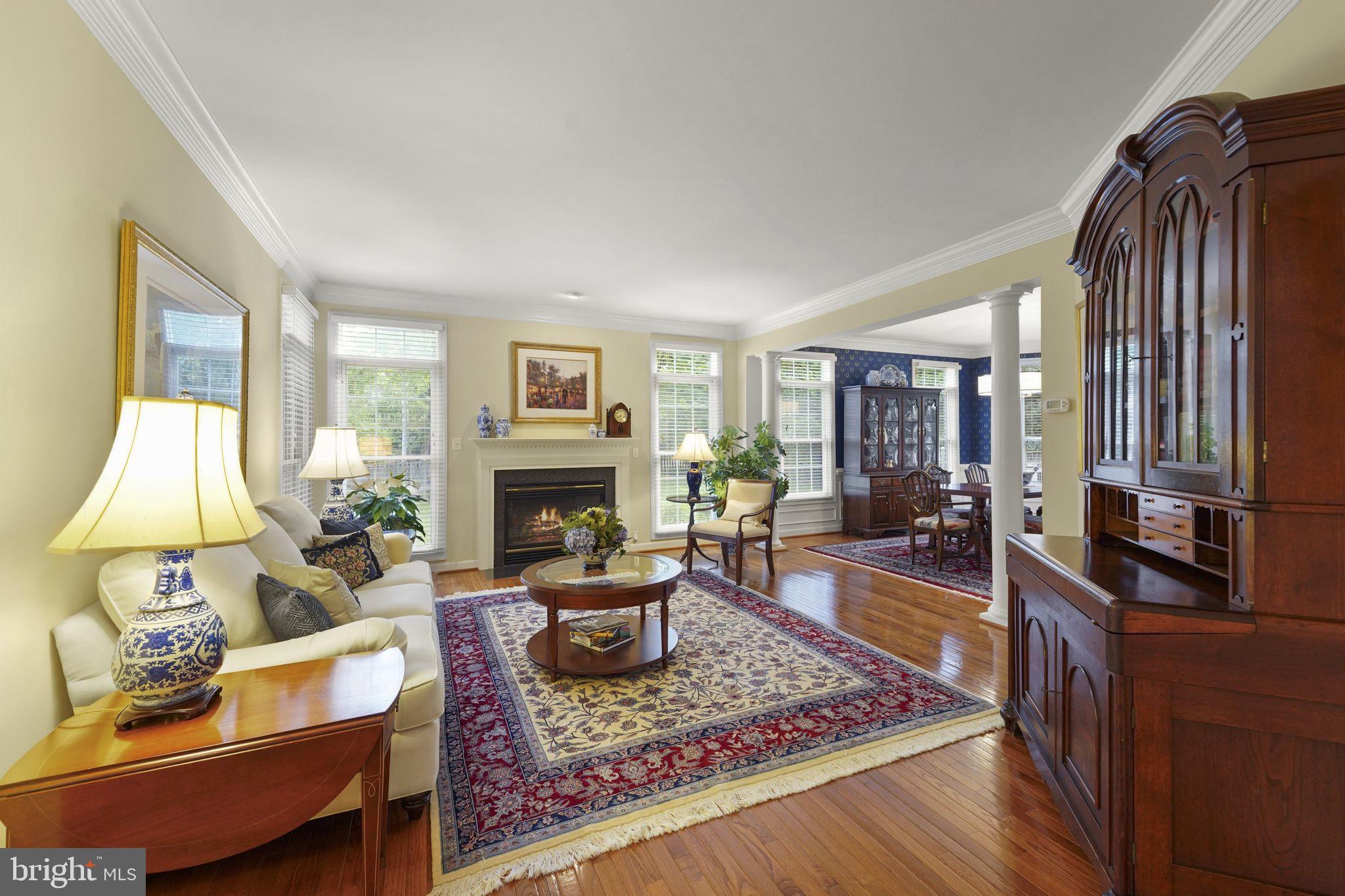 6651 Avignon Boulevard Falls Church, VA 22043 - Photo 7 of 51 a living room with furniture and a fireplace