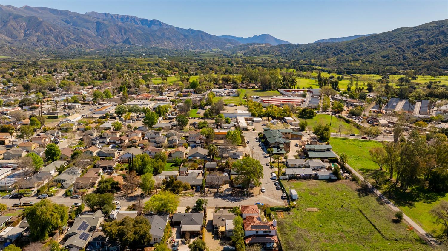 302 Bald Street Ojai, CA 93023 - Photo 15 of 38 a view of a city with mountains in the background