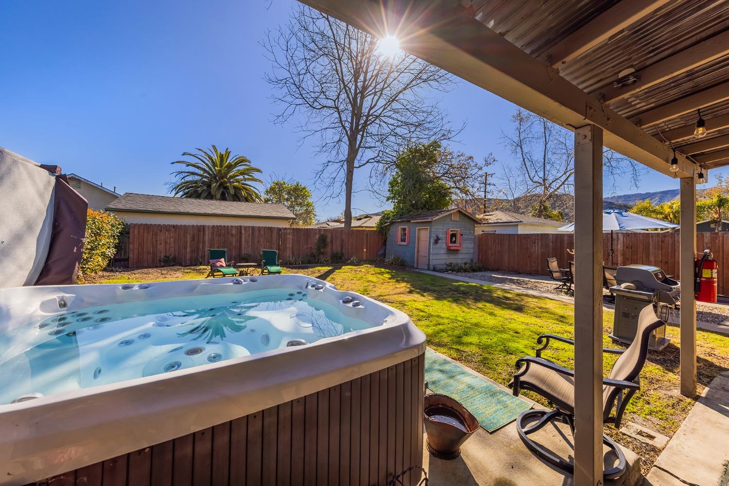 302 Bald Street Ojai, CA 93023 - Photo 22 of 38 a view of swimming pool with a lounge chair