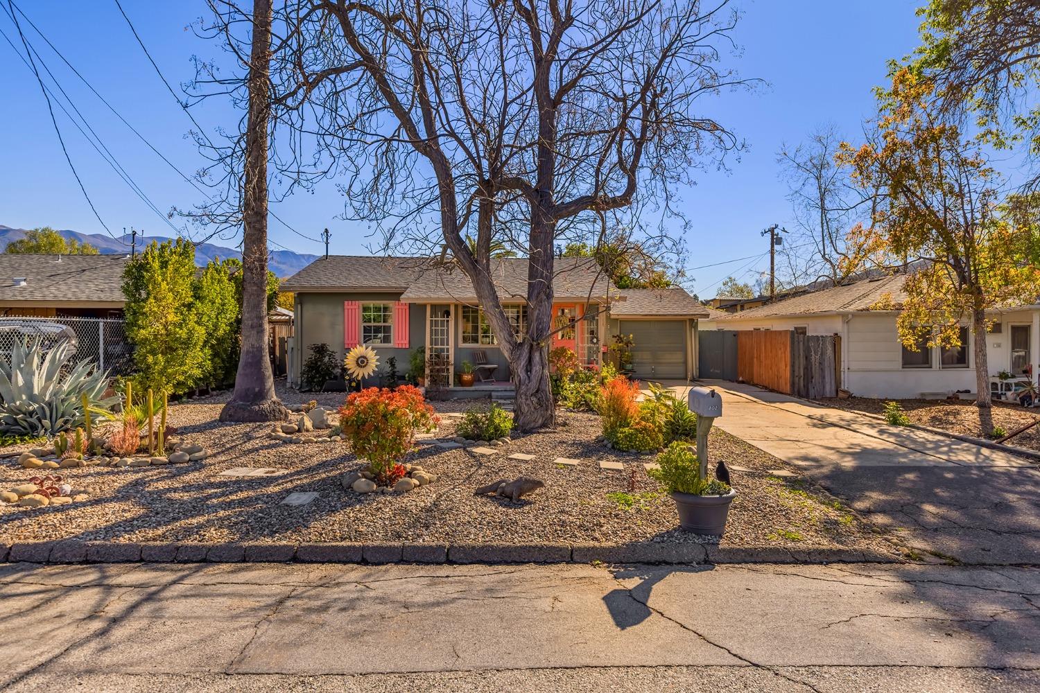 302 Bald Street Ojai, CA 93023 - Photo 29 of 38 a front view of a house with garden