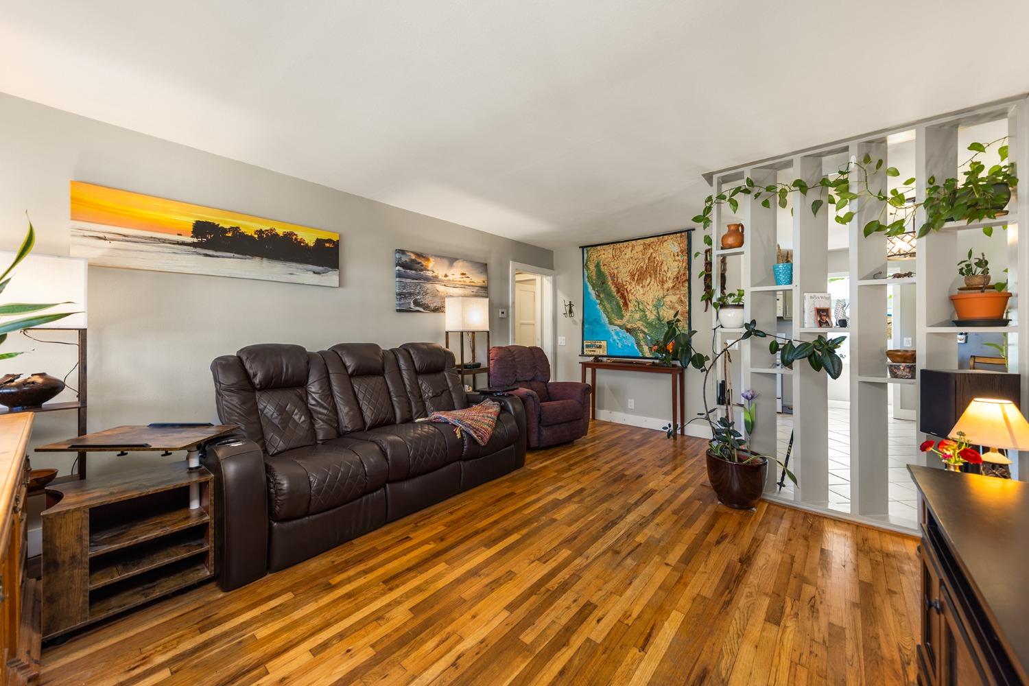 302 Bald Street Ojai, CA 93023 - Photo 4 of 38 a living room with furniture and a flat screen tv