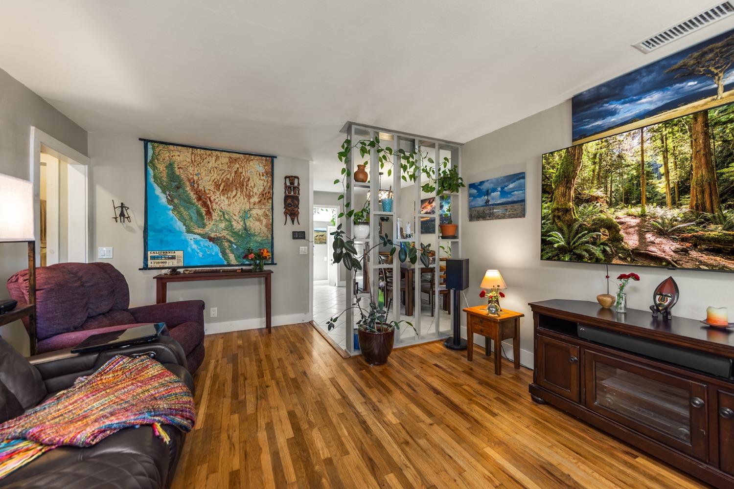 302 Bald Street Ojai, CA 93023 - Photo 5 of 38 a living room with furniture and a flat screen tv