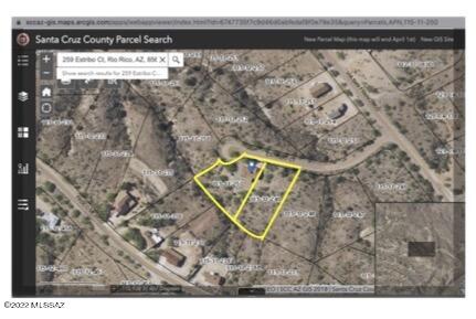 259 Estribo Court Rio Rico, AZ 85648 - Photo 4 of 49 These two lots highlighted in yellow, make the whole property about 1.5 acres.