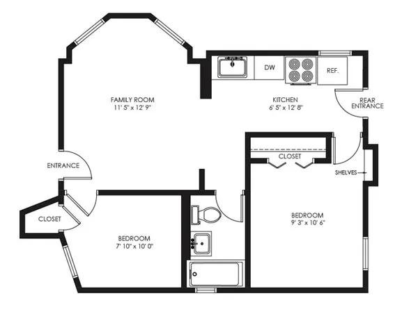$1,895 | 3544 North Halsted Street, Unit 2R, Chicago, IL 60657