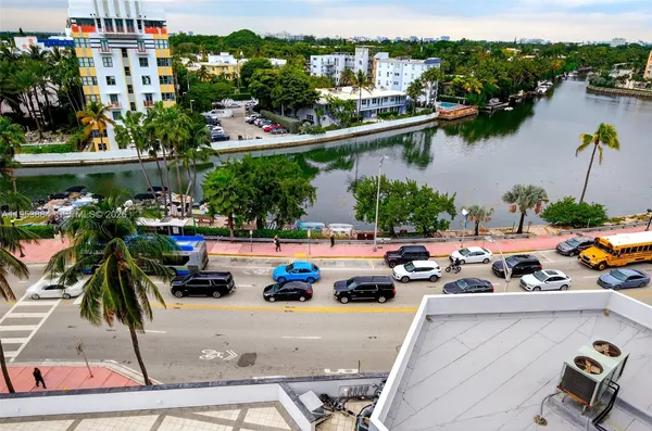 a city view from a balcony
