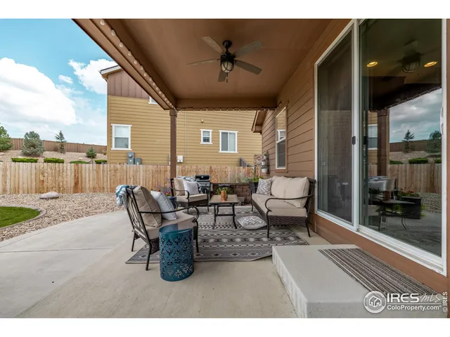 a outdoor space with furniture