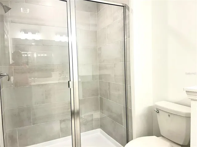 a bathroom with a window