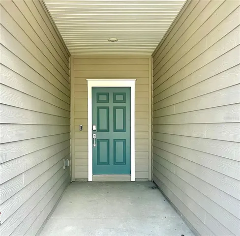 a view of front door of a house