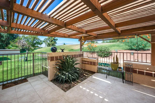 a view of a lake from a balcony