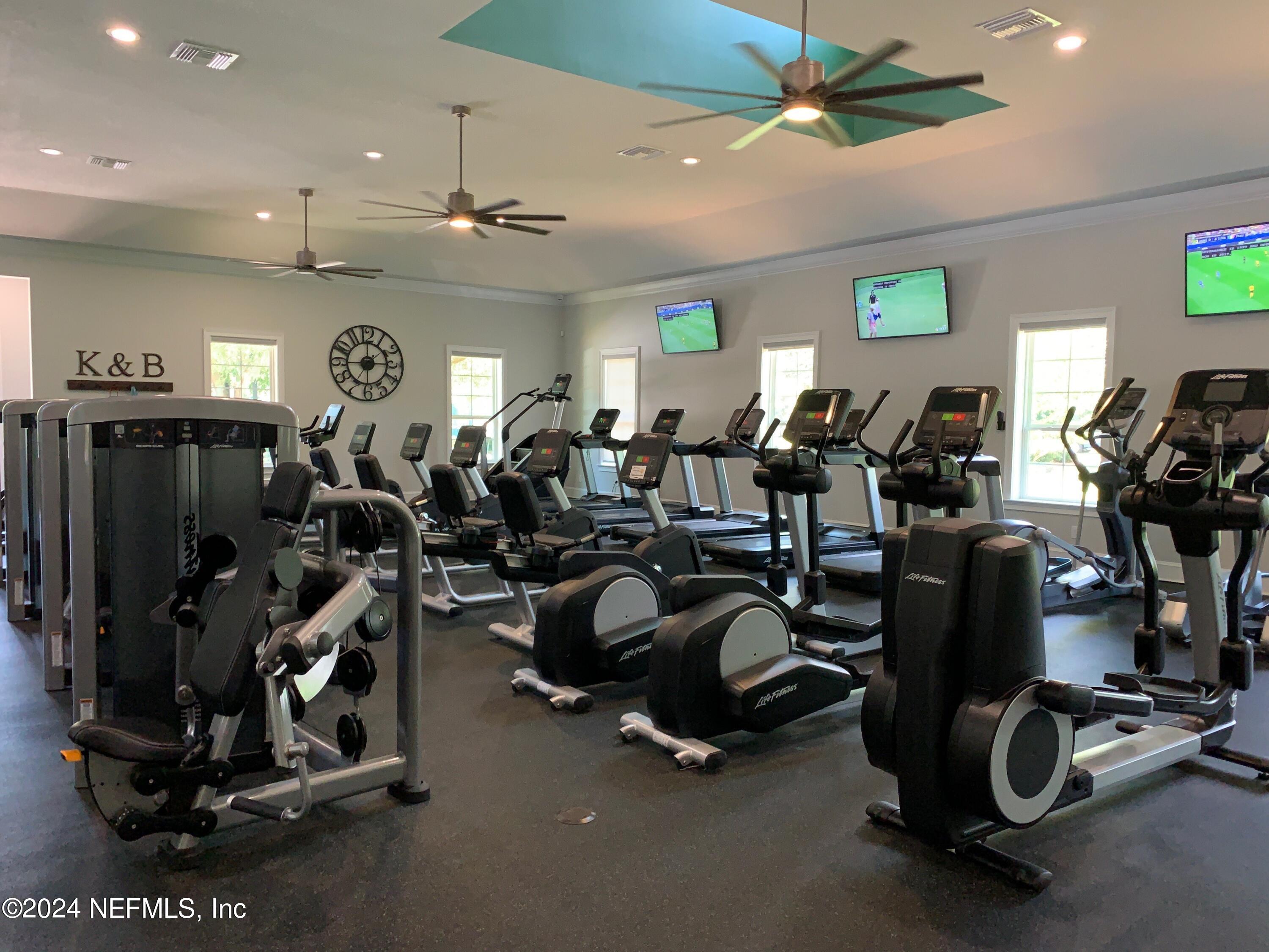 955 Registry Boulevard, Unit 210 St. Augustine, FL 32092 - Photo 24 of 31 a view of a room with gym equipment